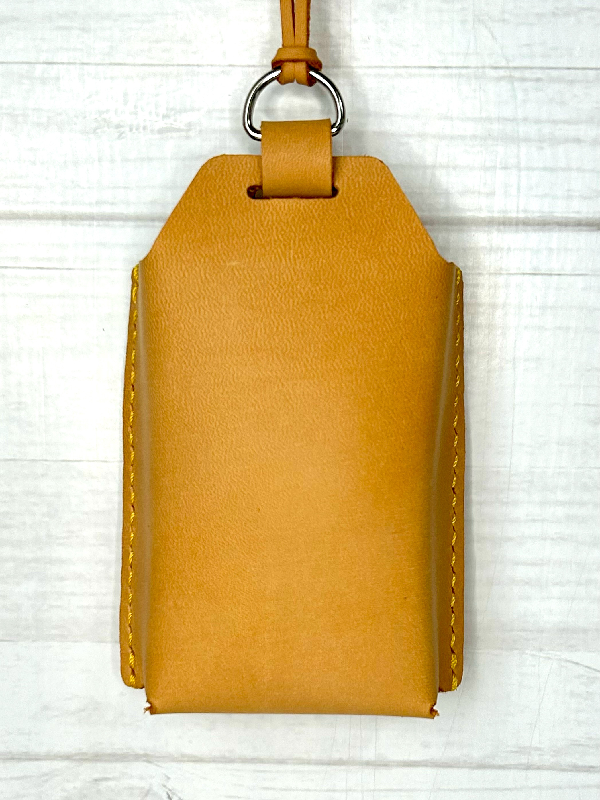 【動満見満～THE MASTER～ 】お守りケース ヌメ革 ナチュラル ヌメ革 ナチュラル 【動満見満～THE MASTER～ 】お守りケース