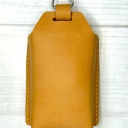 お守りケース（おみくじポケット付き） ヌメ革製【受注制作】 その他