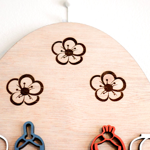 特集掲載】壁掛け雛飾り 四季の森シリーズ ひな祭り タペストリー