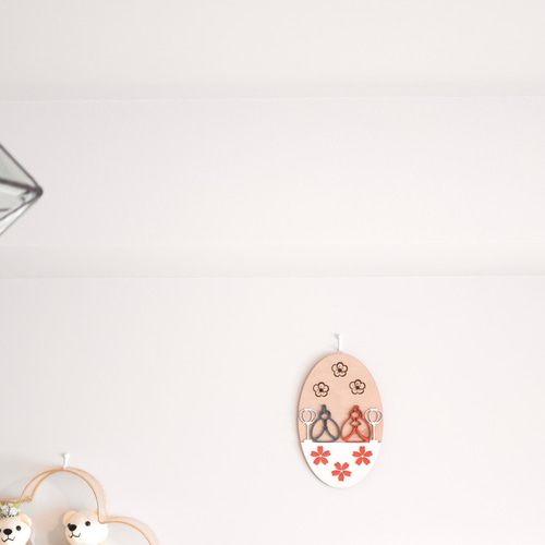 特集掲載】壁掛け雛飾り 四季の森シリーズ ひな祭り タペストリー