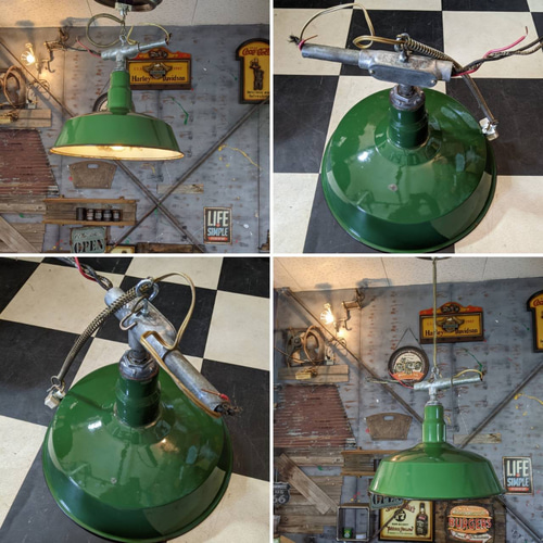 アメリカンヴィンテージ フルレストア シーリングライト 大型シェイド