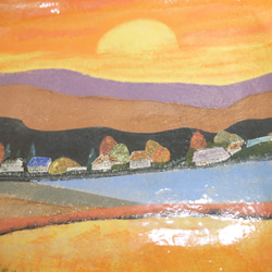 新作2025　山里の風景・夕景　アカサタナ様専用品 4枚目の画像