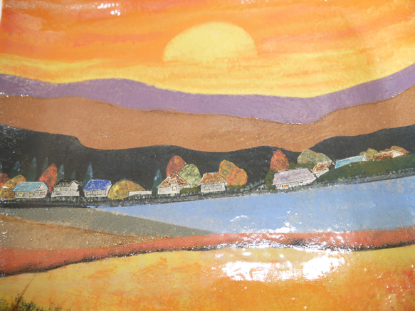 新作2025　山里の風景・夕景　アカサタナ様専用品 4枚目の画像
