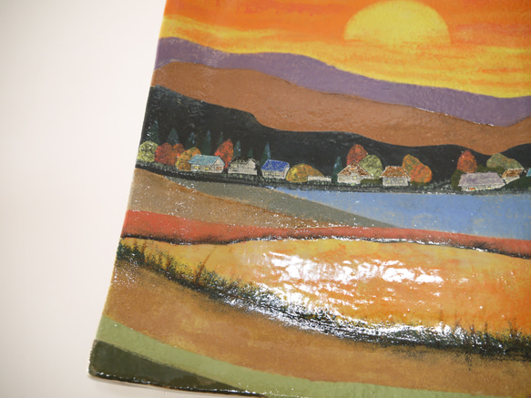 新作2025　山里の風景・夕景　アカサタナ様専用品 3枚目の画像