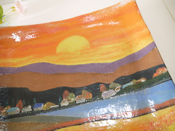 新作2025　山里の風景・夕景　アカサタナ様専用品 2枚目の画像