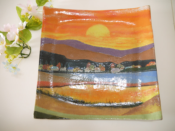 新作2025　山里の風景・夕景　アカサタナ様専用品 10枚目の画像