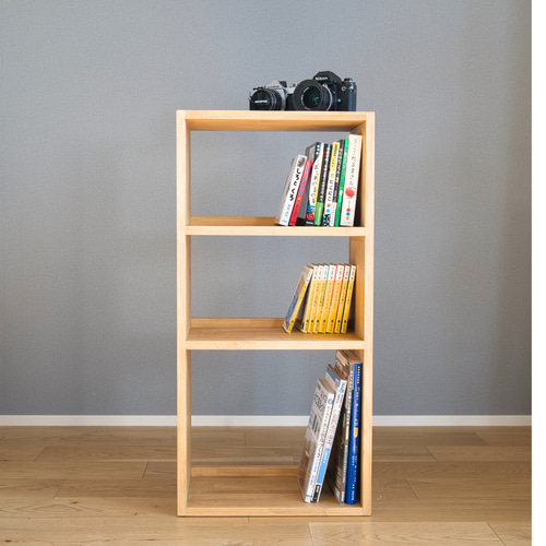 木製 3段オープンシェルフ 本棚・絵本棚・マガジンラック 楽天市場】オープンラック 本棚 幅90cm おしゃれ スリム 薄型 木製 白