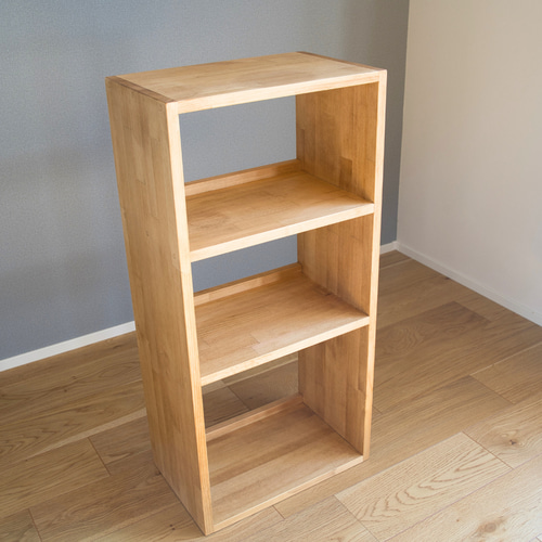 本棚 3段 高さ82cm幅40cm【ラック/シェルフ/収納棚/木製】 本棚 本棚 3段 高さ82cm幅40cm【ラック/シェルフ/収納棚/木製】 本棚