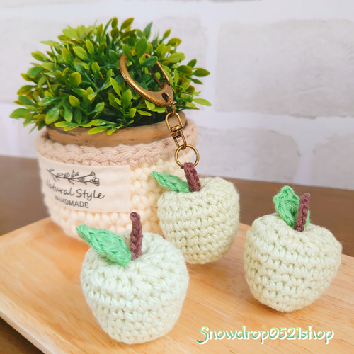 青りんご♡インテリア あみぐるみ snowdrop0521-shop 通販 18733983