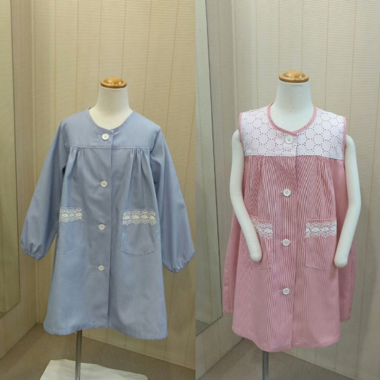 受注制作ページ ワンピース丈スモック  100size～150size