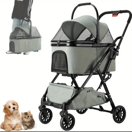 ペットカート 分離型 折りたたみ ペットバギー 小型犬 中型犬 猫