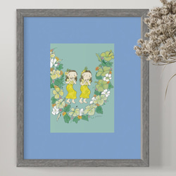 11月6日 カスミソウ あなたの笑顔に癒されます 花言葉アート