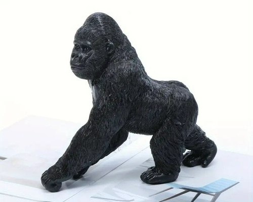 オブジェ ゴリラ リアル 置物 魅力的 レジン製 樹脂製 彫刻 オブジェ ゴリラ リアル 置物 魅力的 レジン製 樹脂製 彫刻
