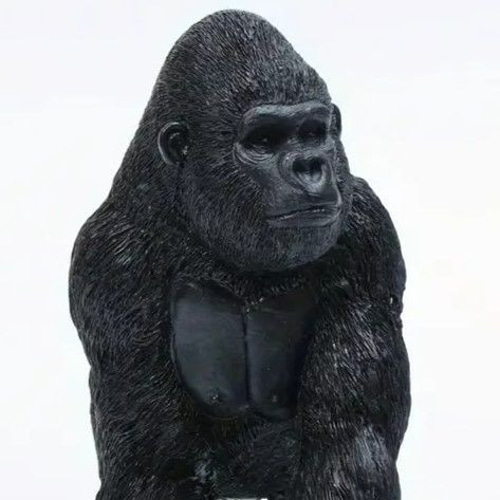 オブジェ ゴリラ リアル 置物 魅力的 レジン製 樹脂製 彫刻 オブジェ ゴリラ リアル 置物 魅力的 レジン製 樹脂製 彫刻