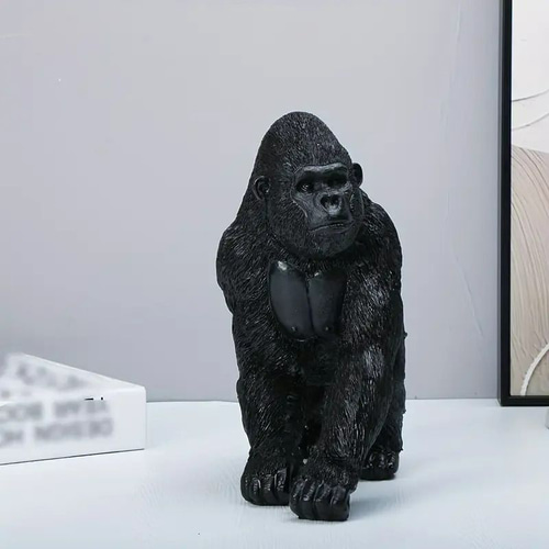 オブジェ ゴリラ リアル 置物 魅力的 レジン製 樹脂製 彫刻 オブジェ ゴリラ リアル 置物 魅力的 レジン製 樹脂製 彫刻