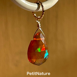 ブラックオパールのペンダントトップ ペンダントトップ kizasoi&beth