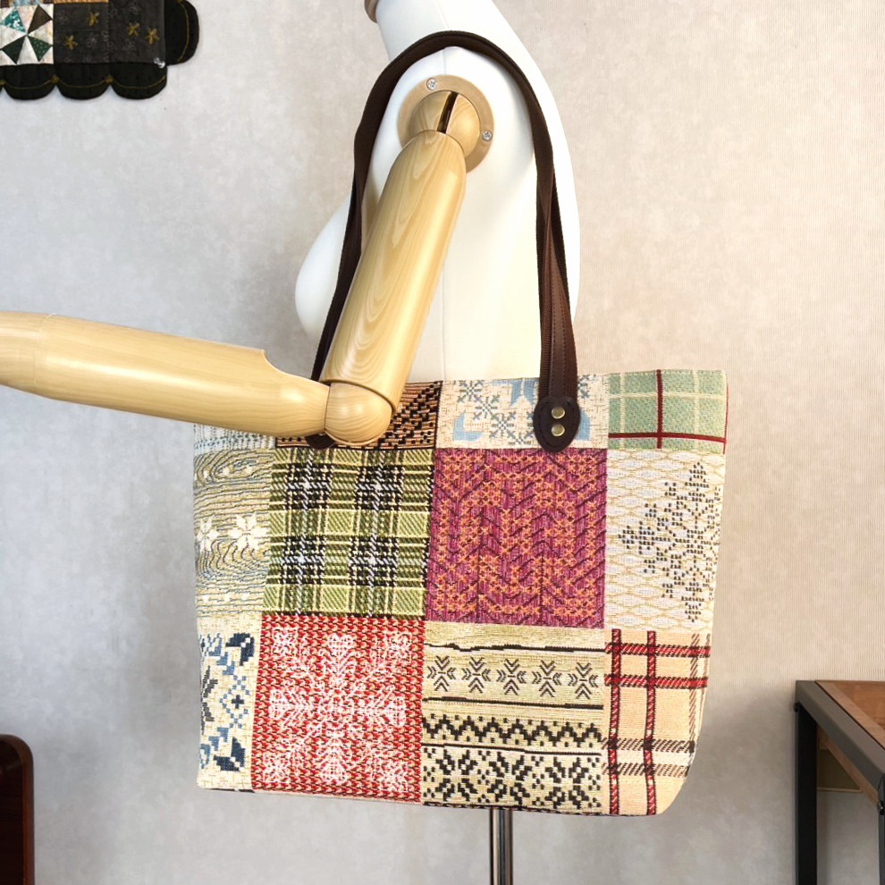 【Creema限定】大人な貴女へ⭐︎ゴブラン織りトートバッグ