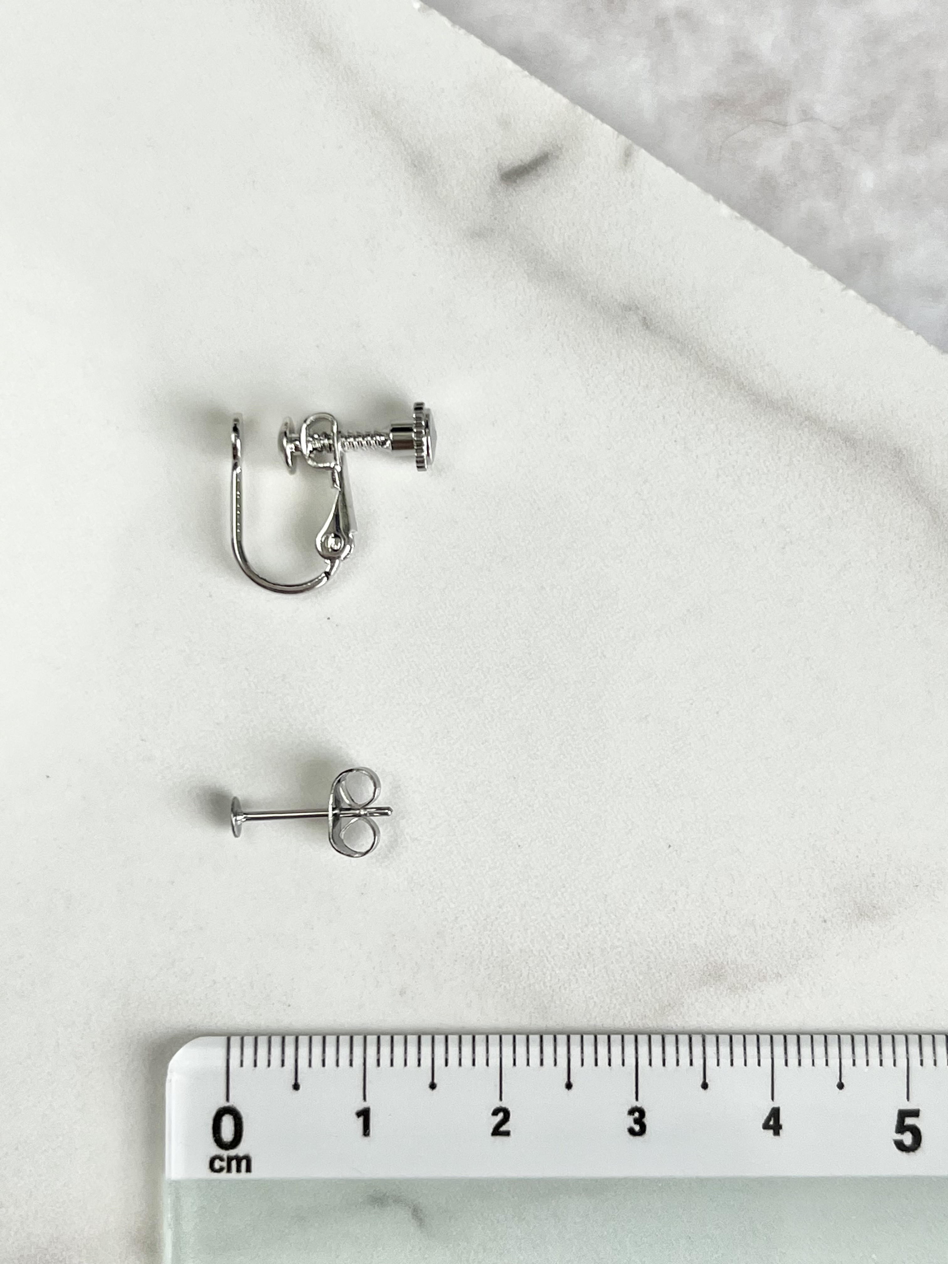 【ペットとお揃い】一粒花のイヤリング/ピアス & チャームセット【偏光・和柄】