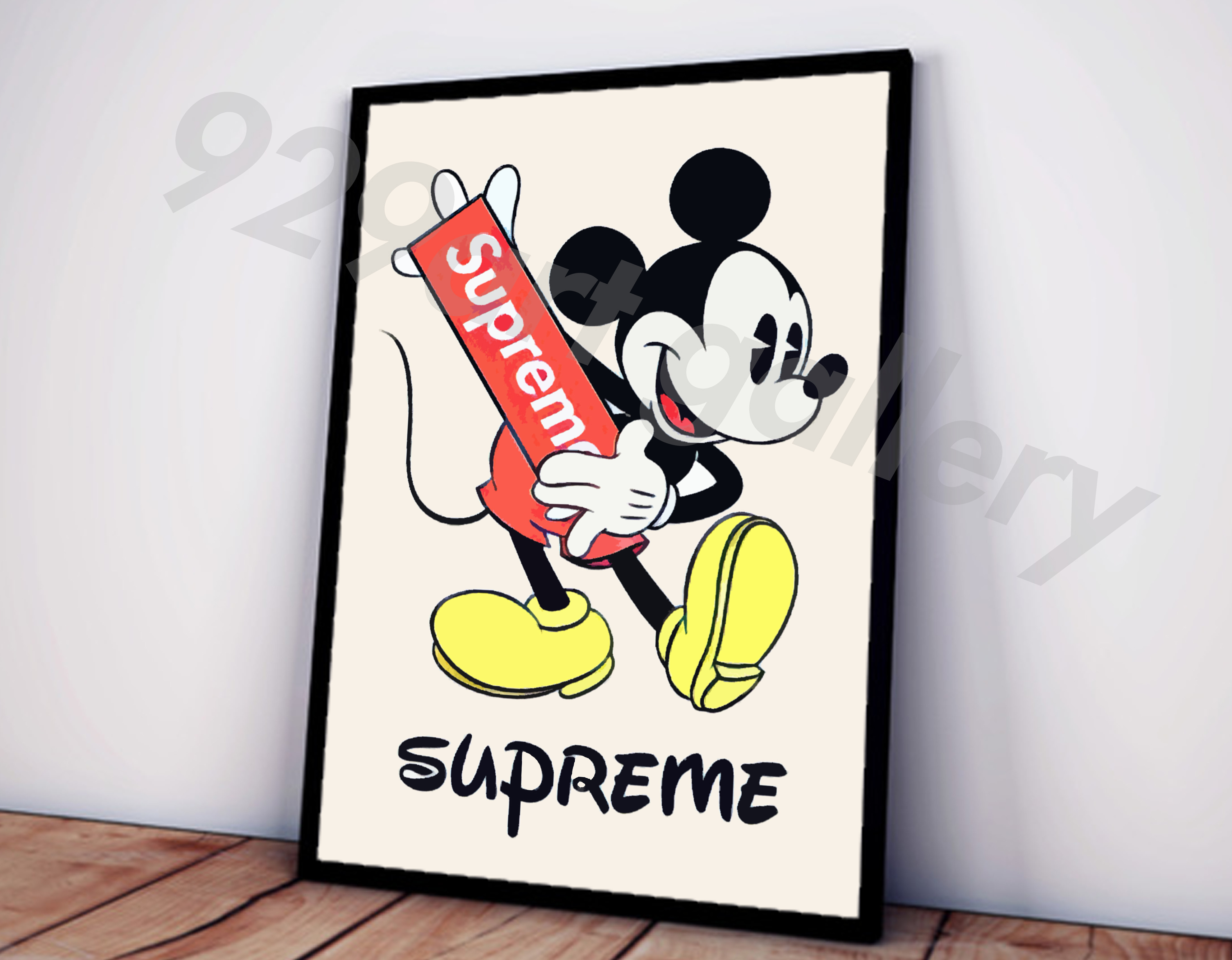 SUPREME type☆オマージュアートインテリアポスター＃49