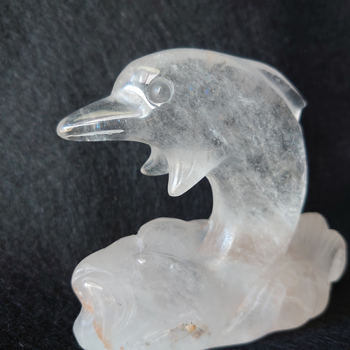 水晶ゴールデンヒーラー入り　波乗りイルカ　素敵な逸品 水晶ゴールデンヒーラー入り 波乗りイルカ 素敵な逸品 【公式通販】