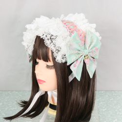 ♡ぴっぴ♡ヘッドドレス ロリータ  ⑪ ⑨ 爽葉×いちご ヘッドドレス ロリータ 和ロリ ヘッドドレス