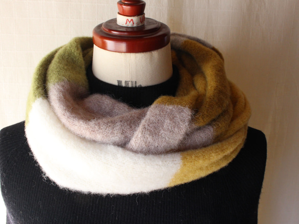 ふわふわ♪ベビーアルパカのニットスヌード 8枚目の画像