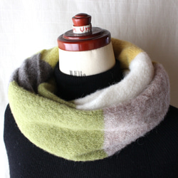 ふわふわ♪ベビーアルパカのニットスヌード 4枚目の画像