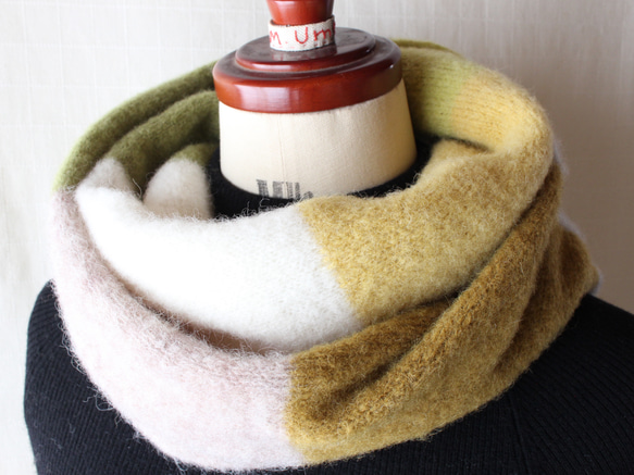 ふわふわ♪ベビーアルパカのニットスヌード 10枚目の画像