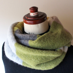 ふわふわ♪ベビーアルパカのニットスヌード 2枚目の画像