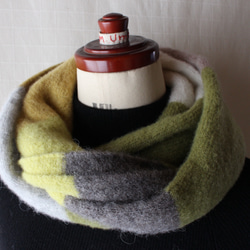 ふわふわ♪ベビーアルパカのニットスヌード 3枚目の画像