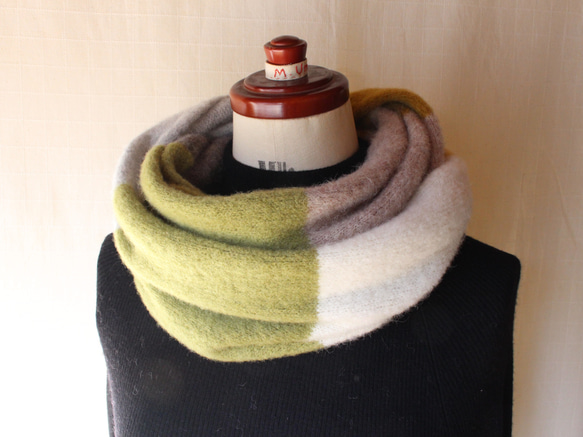 ふわふわ♪ベビーアルパカのニットスヌード 12枚目の画像