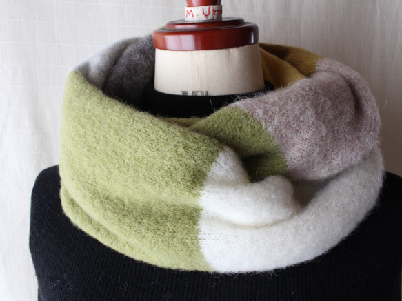 ふわふわ♪ベビーアルパカのニットスヌード 11枚目の画像