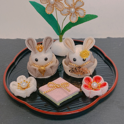 つまみ細工 つまみ細工雛人形 雛人形 お雛様 ひなまつり ひな人形・雛