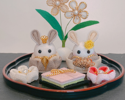 つまみ細工 つまみ細工雛人形 雛人形 お雛様 ひなまつり ひな人形・雛