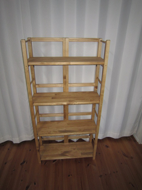 道具無しで1分で折り畳式本棚シリーズの60㎝巾サイズ　3ッ折りタイプ 10,328円