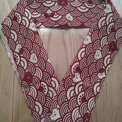 新色追加！とろけるチョコ柄【オーダー生地見本】 和装小物（帯・半襟