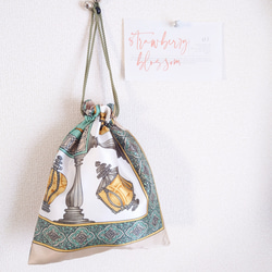 ヴィンテージスカーフ・巾着袋(HsR) ポーチ tty 通販 17611175｜Creema