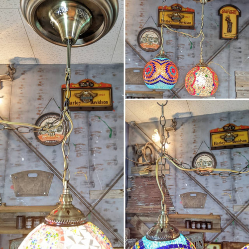 モザイクガラスペンダントランプ、吊り下げ 楽天市場】ペンダントライト モザイク ガラス 手作り 吊り下げライト