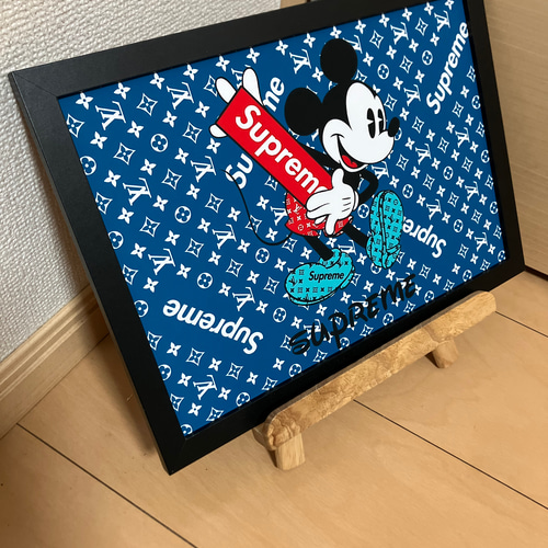 SUPREME type☆オマージュアートインテリアポスター＃62W