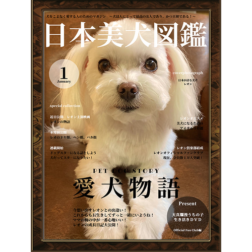 子犬　ポスター 動物雑誌風ペットポスター 日本美犬図鑑 おもちゃ・ペット小物