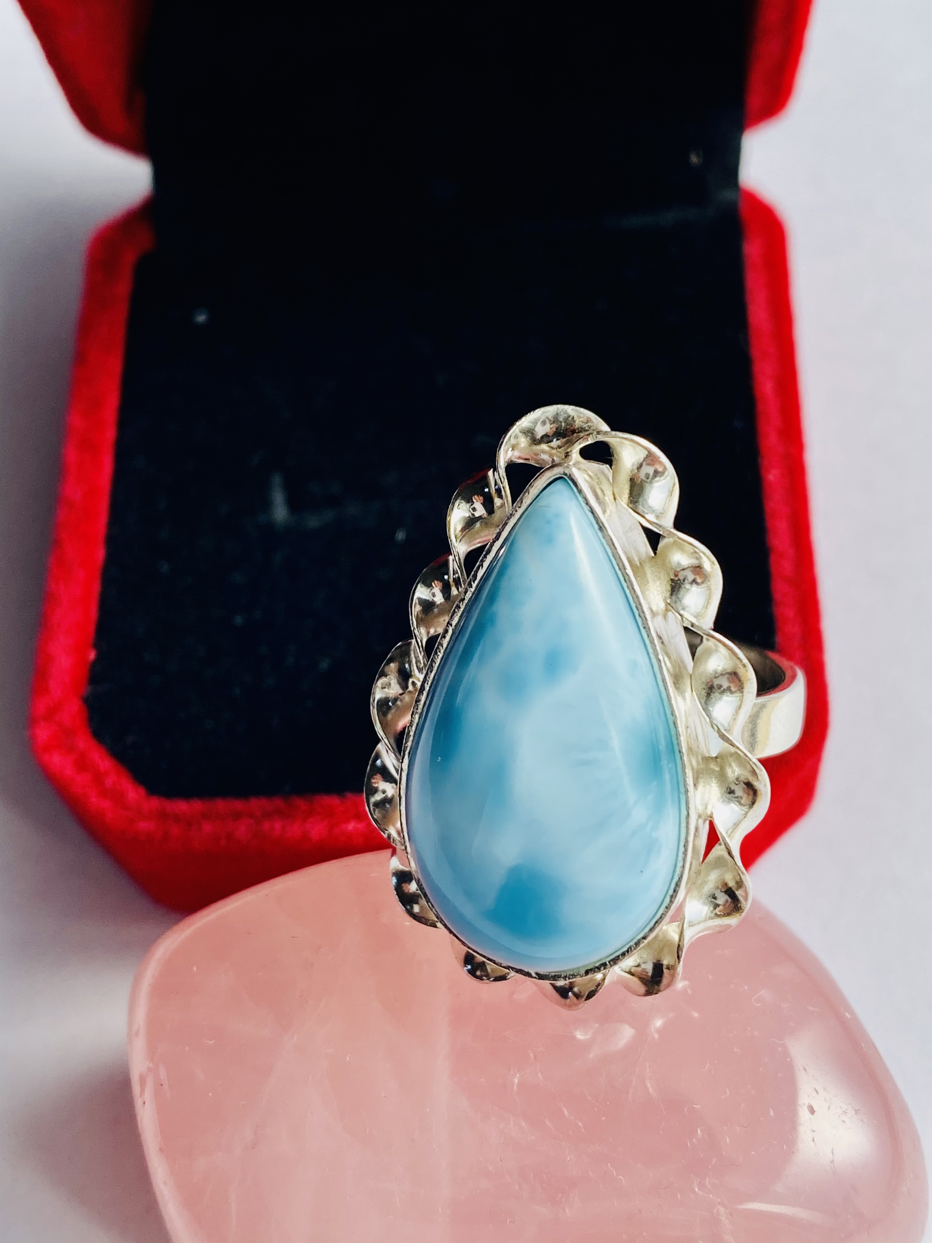 ラリマーリング925