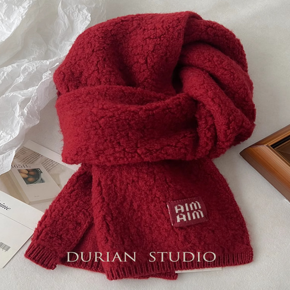 新作○ウールの上品なマフラー○上質ふわふわマフラー マフラー DURIAN