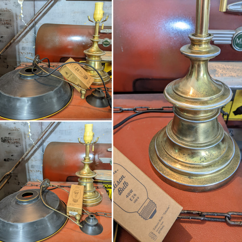 アメリカンヴィンテージ感が半端ないスタンドランプ