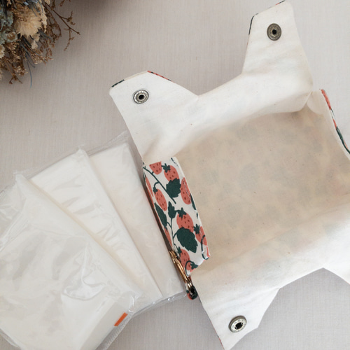 もうティッシュを探さない！便利で可愛い✨ 3つ入るポータブル