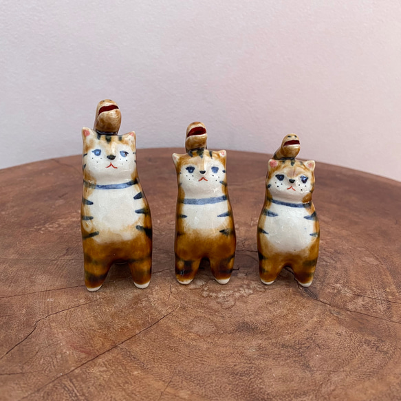 へびねこのミー#14(しっぽまきまき)【干支】【巳年】【置物】 6枚目の画像
