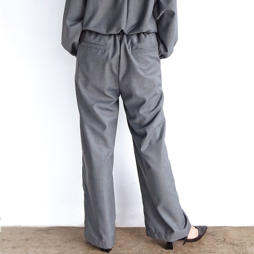 フォーマルに♪ ウール混セットアップ L・2Lサイズ（杢グレー