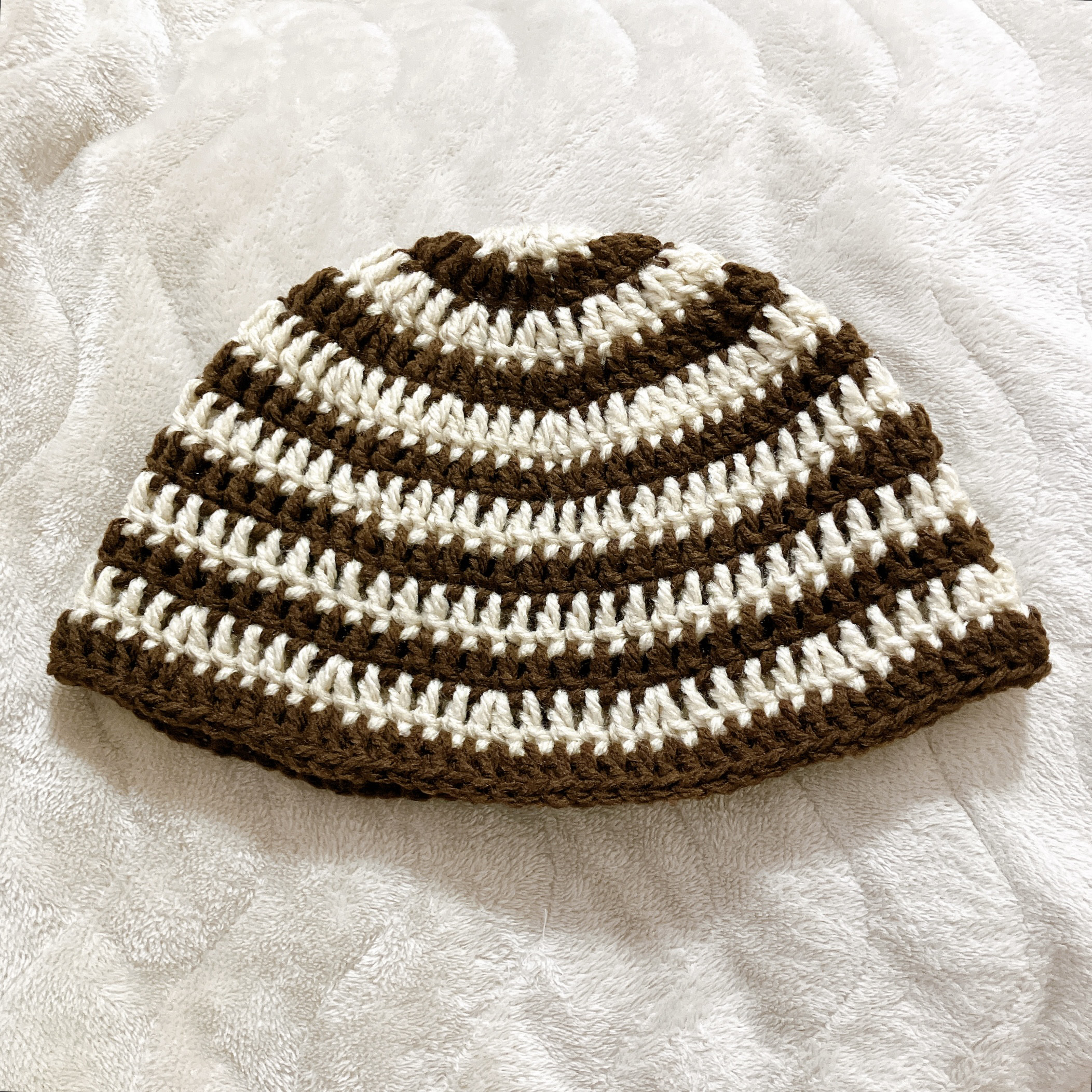 414　クロシェハット　クラッシャーハット　バケットハット　手編み　男女兼用 5,180円