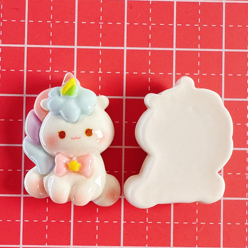 C32）2個 ゆめかわユニコーンパレード かわいい パステル レインボー