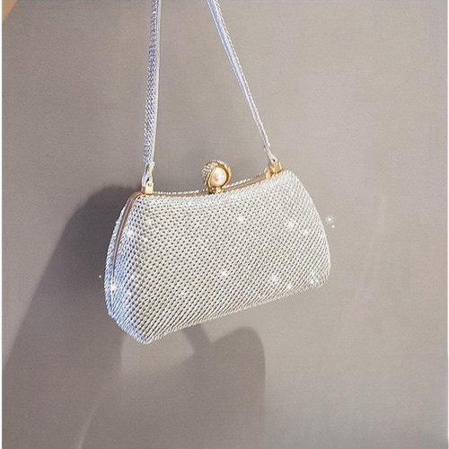 結婚式バッグ パーティーバッグ クラッチバッグ キラキラ チェーン付