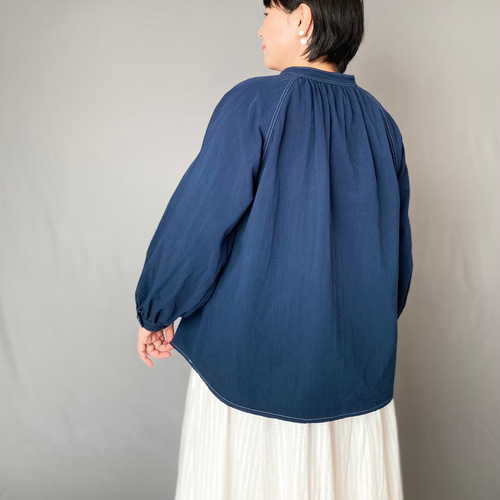 楽天市場】リネン ブラウス（素材（生地・毛糸）麻・リネン）の通販